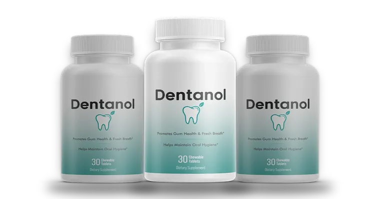 3 bottles of Dentanol chewable tablets