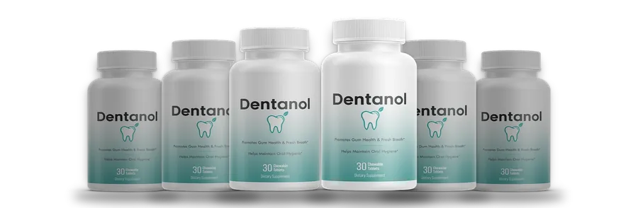 6 bottles of Dentanol chewable tablets